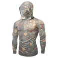 thumbnail image 6 of Yaoyar UNISEX Summer Sun Protection Tops with Face Mas Casual Camouflage Long Sleeved Hooded Ice Silk Sunscreen Cool Fishing Shirts UPF 50+ Rush Guard Hoodies for Outdoor, 6 of 8
