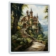 thumbnail image 2 of Designart "Retreat Earthy Castles Rustic wall art I" Cityscapes Floater Framed Canvas Art Print, 2 of 7
