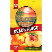 Island Snacks Rings, Peach, 8-Ounce (Pack of 6)