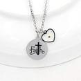 thumbnail image 2 of Uloveido Stainless Faith Cross Pendant Necklace Mustard Seed Heart Charms Religious Inspirational Jewelry for Women Or Men Y1003, 2 of 7