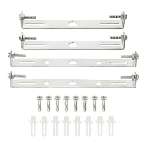 Uxcell 120x18x17mm 140x20x15mm Lighting Fixture Mounting Bracket Ceiling Light Plate 4 Pack