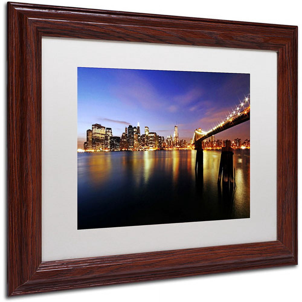 Trademark Fine Art "That's the Way it is" Canvas Art by CATeyes, White Matte, Wood Frame