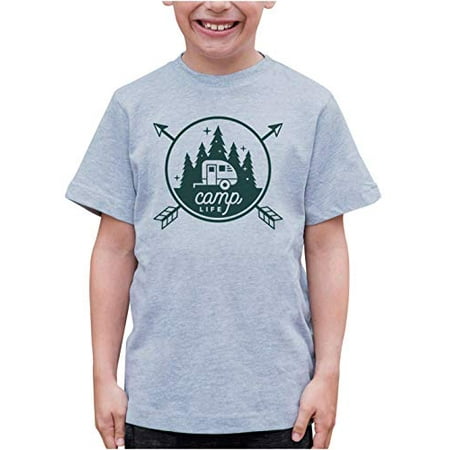 

7 ate 9 Apparel Kid s Camp Life Grey T-Shirt
