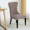thumbnail image 5 of BH-JJSMGS Wingback Side Chair Cover Dining Chair Slipcover 1/2/4 Pack Polyester, Stretch Sloping Armchair Accent Chair Protector Seat Covers for Dining Room Banquet Home Party Decor, 5 of 7