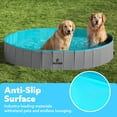 thumbnail image 4 of Piscina plegable Sloosh para perros y niños, color gris, 160 x 30 cm, 4 of 8