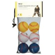 SKLZ Foam Training Baseballs for Baseball Training, 6-Pack