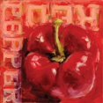 thumbnail image 2 of Gango Home Decor Modern Red Pepper, Red Onion, & Garlic & Rosemary by Annie Salness (Ready to Hang); Three 12x12in Hand-Stretched Canvases, 2 of 6