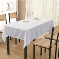 thumbnail image 4 of DJN Clearance Sale Table Cloth Hotel Banquet Wedding Scene Solid Color Rectangular Smooth Satin Table Cloth Satin Table Cloth Satin Table Cloth Bleach White cloth White C, 4 of 7