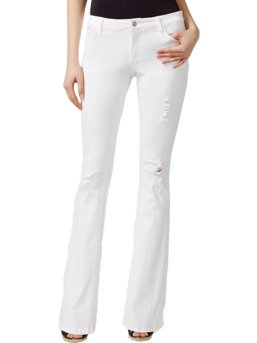Lepore Womens Canal Denim Flare Jeans