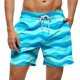 thumbnail image 2 of Kakii Men's Swim Trunks Hawaiian Bathing Mesh Lining Suit Swimsuits Beach Shorts with Pockets, 2 of 6