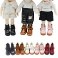 thumbnail image 3 of LIWEN 1 Pair Doll Boots Anti-deformed Novelty Rubber Cute Appearance Doll Short Boots for Display, 3 of 8