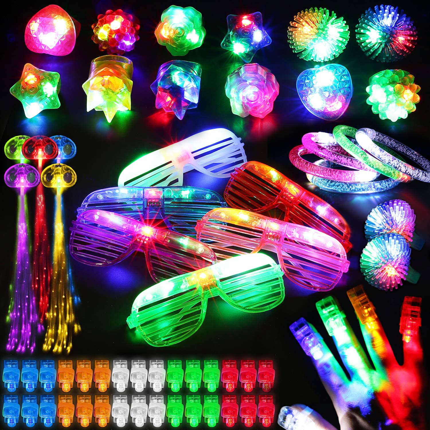 Kid Science Experiment Kits DIY Colorful Fiber Optic Lights Party Bag Filler 