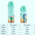 thumbnail image 7 of Oldley Insulate Water Bottle,  20 oz Green Dinosaur Stainless Steel 304 Water Bottle with Lid and Straw, 7 of 7