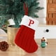 thumbnail image 1 of Cute Letters Christmas Stocking Decoration Christmas Tree Pendant Christmas Style Wool Knitted Socks Decoration Props, 1 of 8