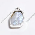 thumbnail image 5 of Natural Raw Moonstone Gemsone 925 Sterling Silver Handmade Statement Pendant Necklace Gift for Her, 5 of 5