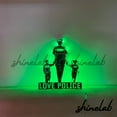 thumbnail image 3 of Shinelab Policeman With Children Metal Sign LED Wall Art, Custom Police Officer Sign Gifts 12433, 3 of 3