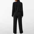 thumbnail image 5 of Womens 2 Piece Fall Set Fashion Sweater with Pockets Matching Outfit Comfortable Daily Wear, 5 of 6
