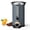 18L, variant on 120 Cups Coffee Urn, 18 L/4.8 gal Double Wall Commercial Coffee Maker for Buffet Catering Wedding Gathering, Large Capacity Hot Coffee Dispenser, Gray Coated Stainless Steel Hot Water Urn