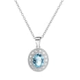 thumbnail image 1 of Valentine's Day Fashion Jewelry Blue Clavicle Chain, 1 of 5
