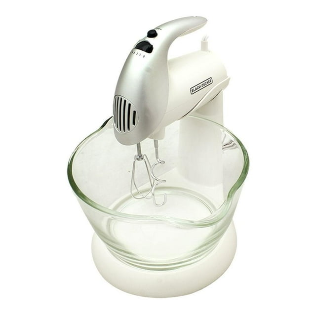 Batidora de Pedestal Black & Decker Vertical y Manual 5 Velocidades Blanca