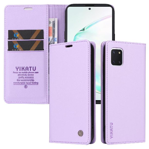 Funda para Samsung Galaxy Note 10 Lite Estuche de Cuero PU Tipo Cartera con Ranuras para Tarjetas y Cierre Magnético