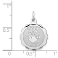 thumbnail image 3 of 925 Sterling Silver Solid Polished Its A Teen Charm Pendant Necklace 23x16mm Wide - Pendant for Women, 3 of 4