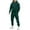 Mint Green 2, variant on Mens 2 Piece Sweatsuits Sets Fleece Hoodies Sweatshirt and Cargo Sweatpants Casual Athletic Tracksuits Winter Jogging Suit with Pocket