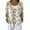 Multicolor 1, variant on Cardigan for Women, Printed Women's Casual Button Cardigan with V Neck and Thick Needle Hole Stripe Womens Winter Coat