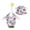 Style E(Pink), variant on Forfamy Hawaiian Goose Outfit Summer Porch Goose Outfits Bikini Goose Clothes Cute Goose Costume for Outdoor Garden Yard Decor