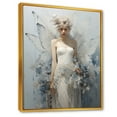 thumbnail image 2 of Designart "Floral Minimalist Fantasy" Fairies Floater Framed Wall Decor, 2 of 5