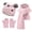 Pink, variant on FZ FANTASTIC ZONE Kids Toddler Winter Beanie Hats Scarfs Touchscreen Gloves Set Pompom Caps Neck Warmer with Fleece Gifts for 5-8 Years Old Baby Girls Boys, Tiedyepurple
