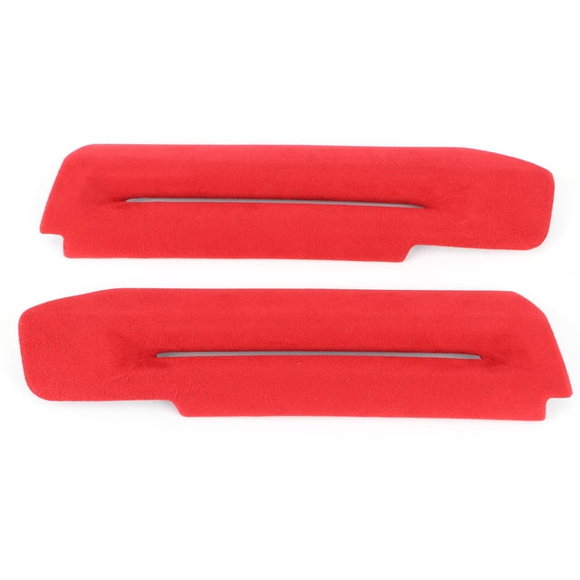 Panel Suede Door Armrest Cover Decor Interior Panel Trim Fit for 2015-2020