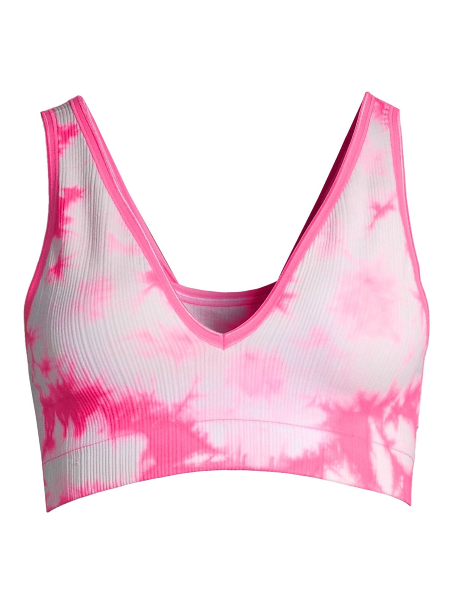 No Boundaries Juniors' Seamless V-Neck Bralette
