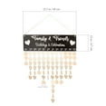 thumbnail image 3 of Shisuyan Hanging DIY Wooden Calendar Assorted Color 1 Set 15.7x4.7in, 3 of 8