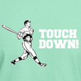 thumbnail image 3 of CafePress - Touchdown Homerun Baseball Football Sports T Shirt - Men's Classic Graphic Cotton T-Shirt, 3 of 4