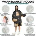 thumbnail image 5 of Wearable Oversized Blanket,Shiba Inu Wearable Blanket Hoodie for Adults,Cozy Hooded Blankets with Super Pockets,Super Warm Fuzzy Pullover for Women & Men, 5 of 6