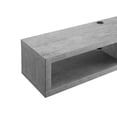 thumbnail image 2 of Martin Furniture Wall Mounted TV Console Entertainment Center Wall Decor Shelve Storage 48" - Stone Gray, 2 of 5