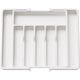 thumbnail image 2 of Xihbxyly Cesta de Almacenamiento Expandible, Organizador de Utensilios de Cocina Ajustable, Material Resistente, Se Puede Colocar En Cajones y Encimeras, Organización Eficiente, Blanco, Tamaño 33 X 3, 2 of 6