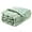 Stripe - Green, variant on Cozy Bliss Luxury Soft Faux Fur Throw Blanket for Couch Living Room Bedroom, 50 * 60 Inches Green