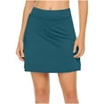 thumbnail image 2 of Women Shorts under $5! Xqxayjr Tennis Skirts with Shorts Underneath for Women Golf Athletic Activewear Skorts Mini Summer Workout Running Hiking Shorts, 2 of 5