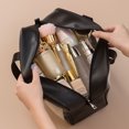 thumbnail image 5 of Cheers.US 3 Pcs/Set Clear Cosmetic Bag Travel Toiletry Bag with Zipper Vinyl PVC Make-up Pouch Handle Straps for Women Men, Waterproof Packing Organizer Storage Diaper Pencil Bags, 5 of 7
