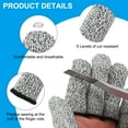 thumbnail image 3 of Cut Resistant Finger Cots Protectors 3.2 x 1.2 Inch, Reusable Anti-Cut Finger Sleeve Covers, Grey 20 Pcs, 3 of 7
