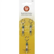 Boye Bead Stitch Markers, Blue, 3-pack