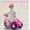 Pink, variant on Trilenars 6V Motorcycle with Bubble Function,Bubble Motorcycle Ride on Toy Car w/Music,Forward/Reserve,Pedal,LED Headlights,3 Wheels Ride on Motorbike for 3-8,Pink