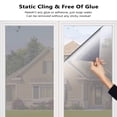 thumbnail image 1 of Window Film Privacy Reflective Mirror Film Removable Film; Insulation Heat Insulation Stick, Silver, 30CM x 200CM, 1 of 8
