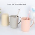 thumbnail image 3 of Injueey Taza de de trigo con asa para cepillo de dientes, vaso reutilizable, taza para bebida, soporte para cepillo de lavado, Cocina y Comedor Gris, 3 of 6