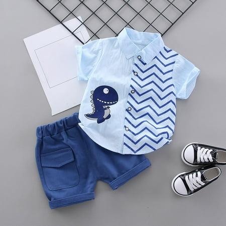 

Cathalem Winter Pants for Toddler Boy Toddler Dinosaur Gentleman Baby Tops Shirt Outfits Boys Shorts Boy Clothes Size 6 Months Childrenscostume Blue 12-18 Months