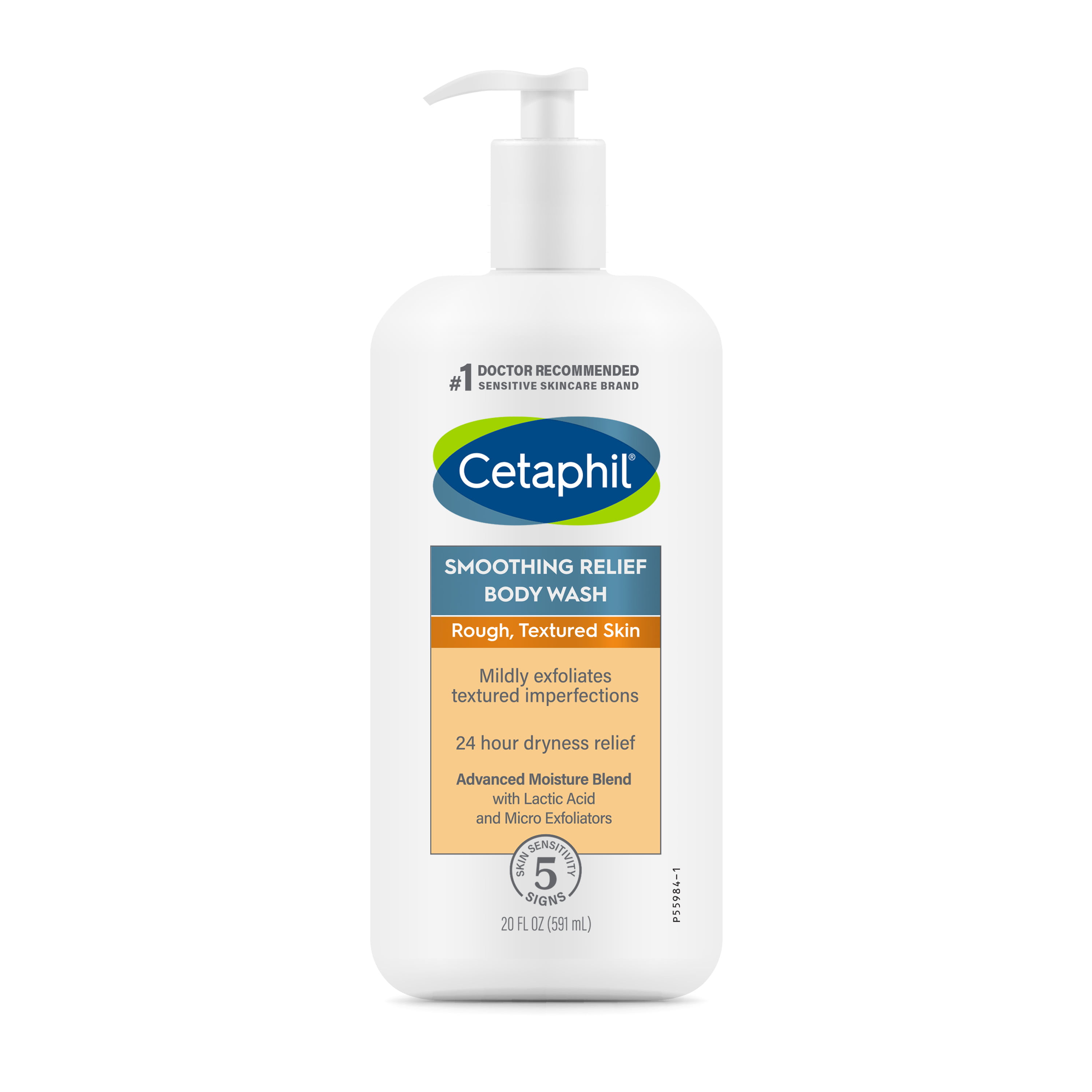 Body Wash by CETAPHIL, NEW Smoothing Relief Exfoliating Body Wash, 