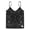 Black, variant on Aislor Kids Girls Sparkly Sequin Dance Crop Tops Tank Camisole Straps Cami Shirts Vest for Jazz Hip Hop Street Dance