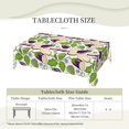 thumbnail image 5 of Cartoon Eggplant Pattern Tablecloth Rectangle Waterproof Spill-Proof Table Cloth Cover For Kitchen Dining Farmhouse Party Wedding Outdoor Picnic Camping 54x72in, 5 of 7